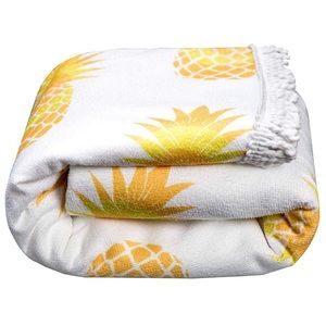 💛💛Yellow Pineapple Print Round Beach Towel💛💛